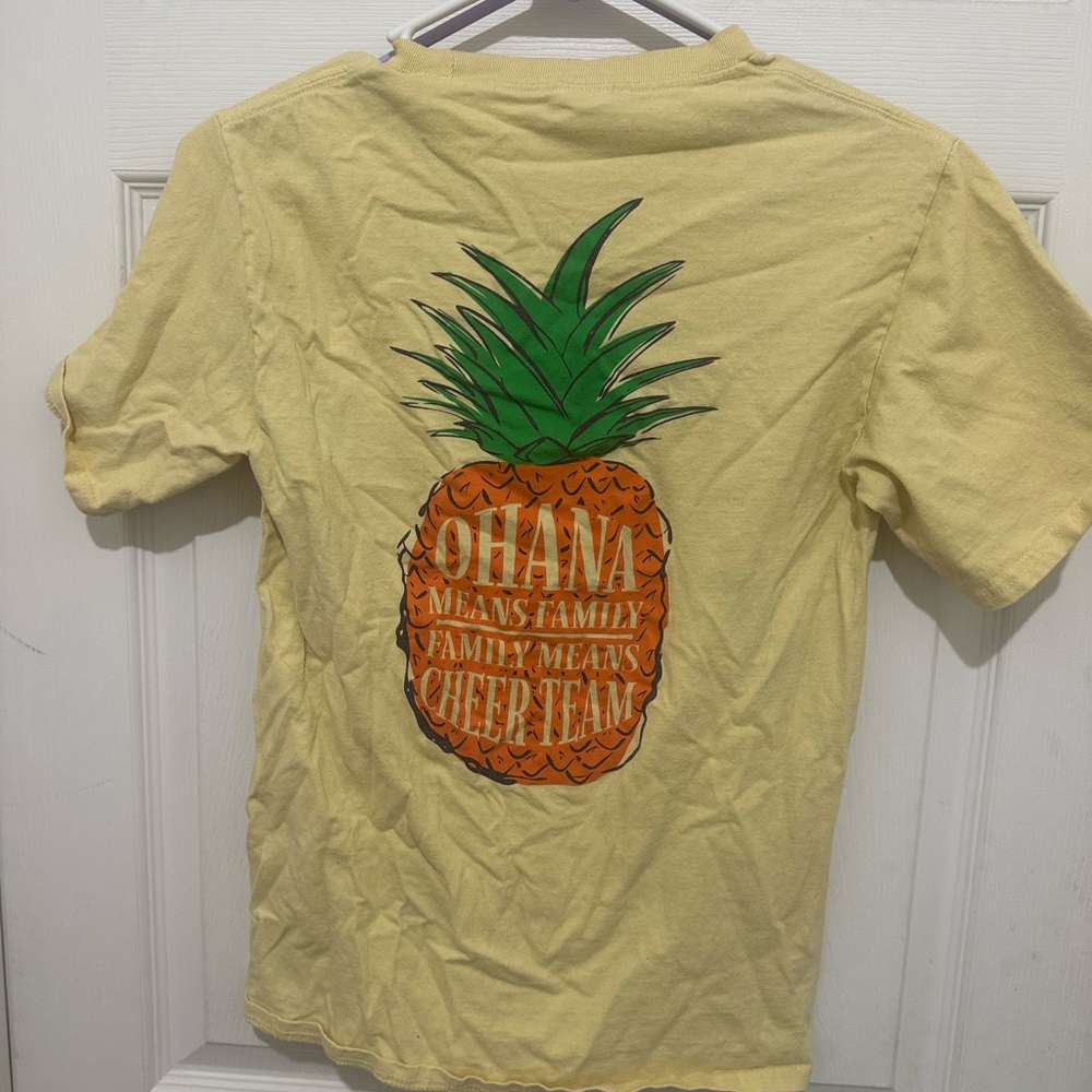 Disney ohana themed cheer tee